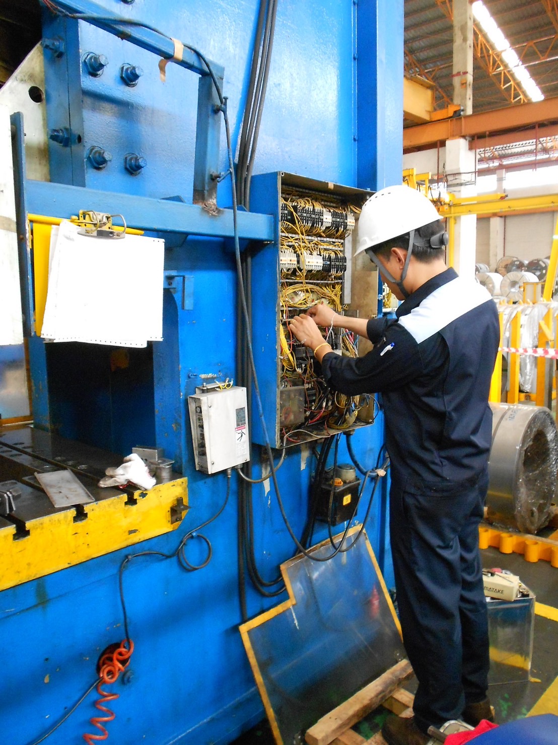 การซ่อมclutch &brakeของเครื่องปั้มโลหะหรือpress machine