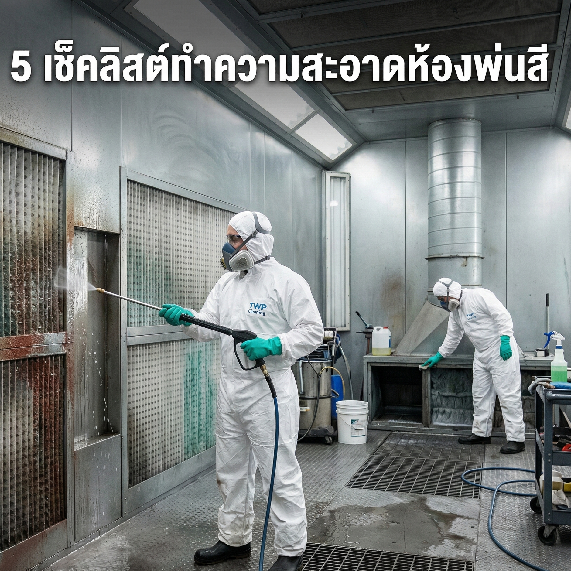 ทำความสะอาดห้องพ่นสีอย่างไรให้ผ่านมาตรฐาน ISO