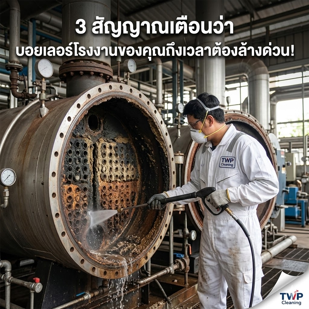 3 สัญญาณเตือน บอยเลอร์โรงงานถึงเวลาต้องล้างด่วน!