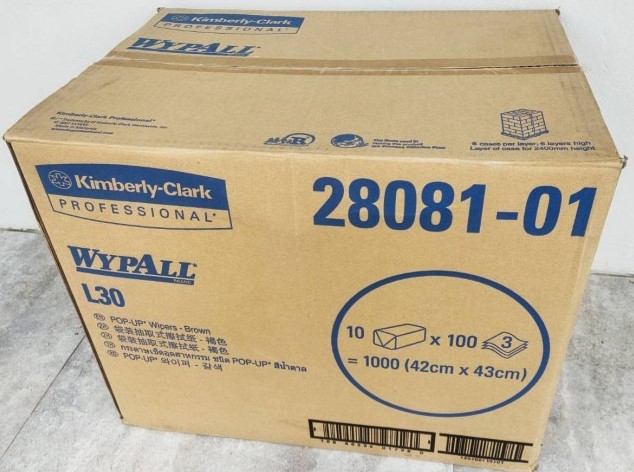 กระดาษเช็ดน้ำมัน Wypall L30 POP-UP